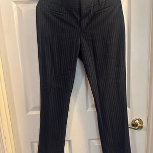 Women’s Black Pinstripe Pants